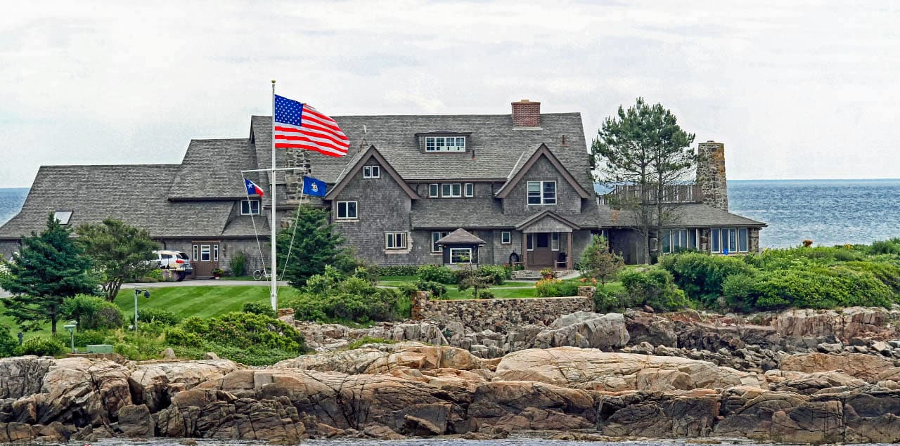 Walker's Point at Kennebunkport, Maine — coastal landscape